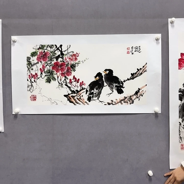 国画亲笔手绘放心去藏