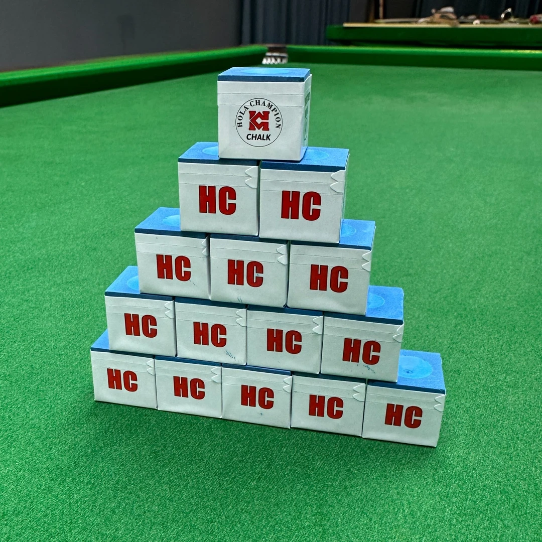 HC巧克粉赵汝亮代言 易上粉抓球好粉质细腻 中式八球斯诺克巧克粉