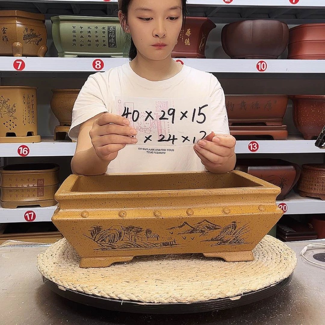 紫砂花盆紫砂花盆