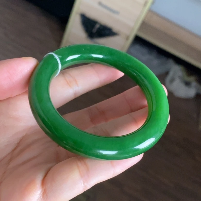 【闪购商品】未镶嵌手镯和田玉（碧玉）