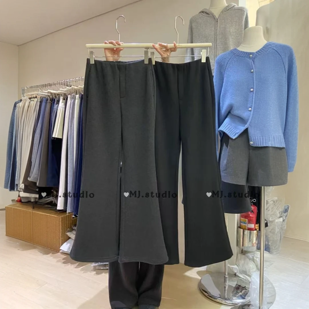 M.J 6806加绒微喇休闲裤