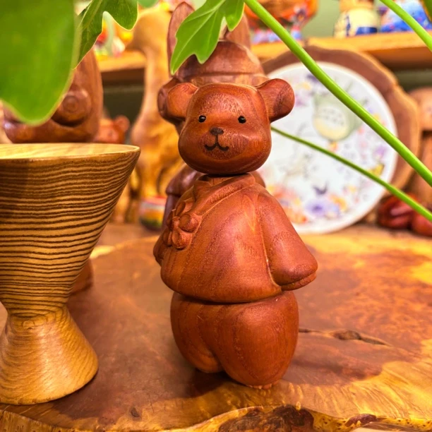 梅花熊很可爱摆件