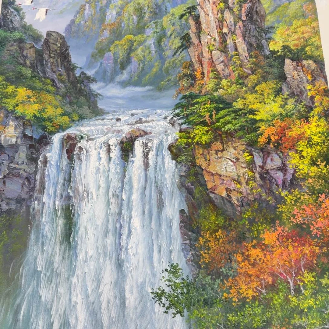 油画我也是想着你来