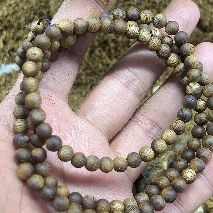 菟***子手串沉香0.6尺寸10克棋楠沉香多圈