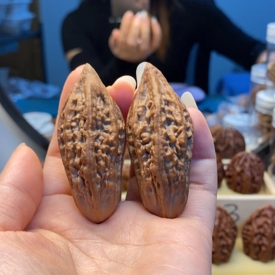 把件桃核判官笔楸子