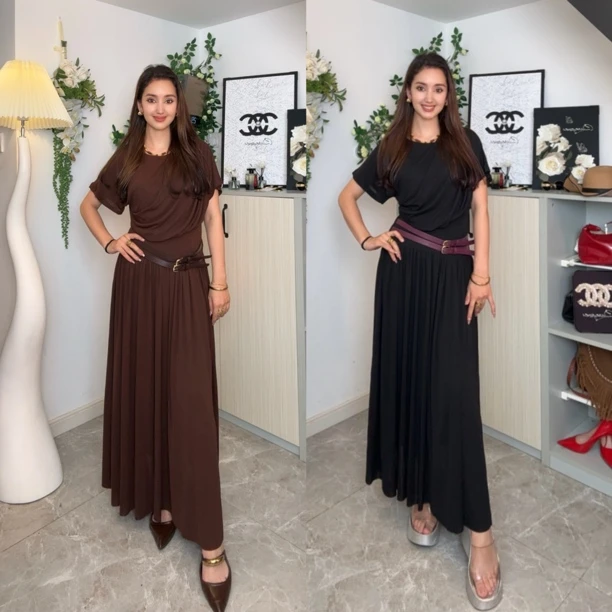 爆款连衣裙夏天的舒服长裙