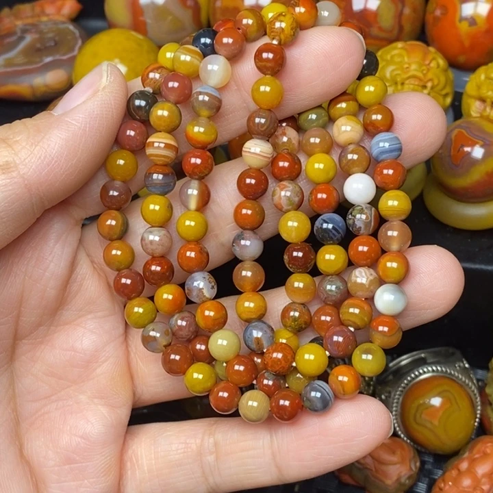 玛瑙/玉髓手链未镶嵌