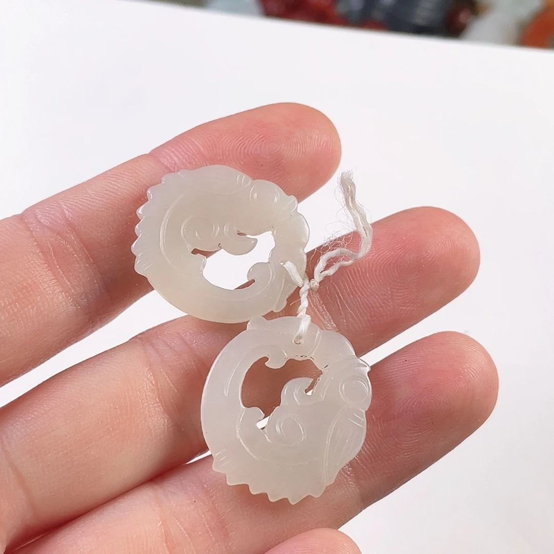 和田玉（糖玉）颈饰未镶嵌