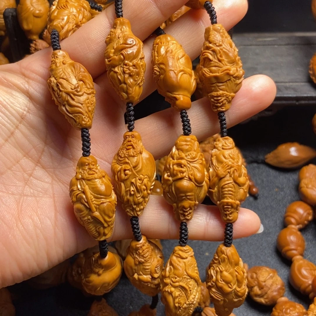 【闪购商品】手串/手链橄榄核游****C骑兽罗汉脖挂