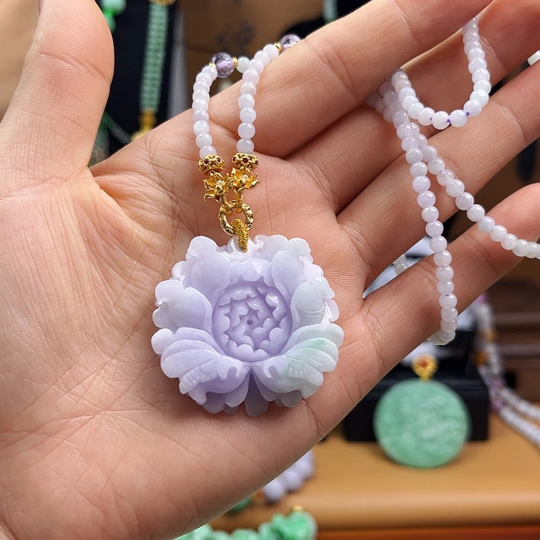 翡翠未镶嵌颈饰天然翡翠