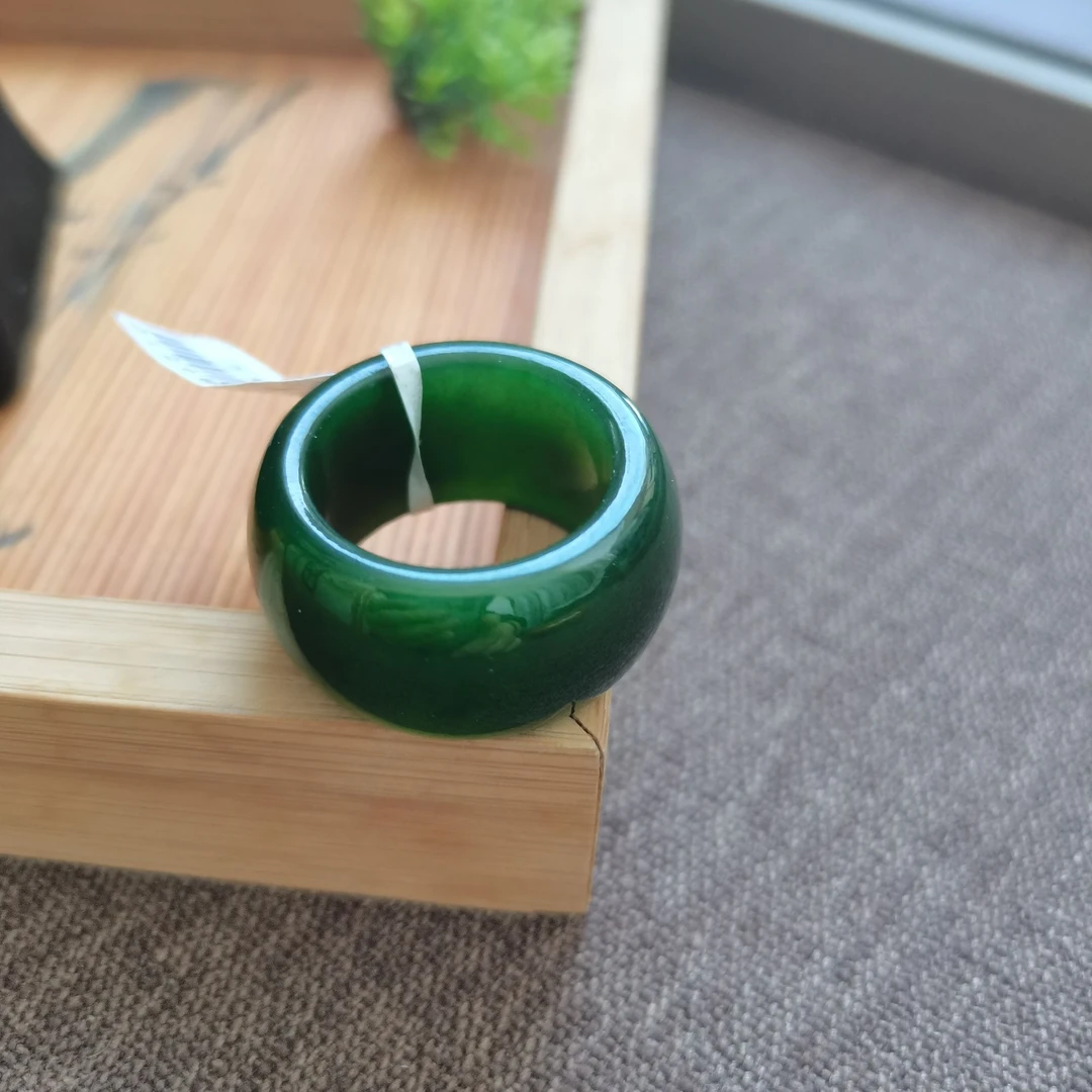 【扳指】老料碧玉扳指指环戒指戒圈宽版指环男款大扳指范冰冰同款