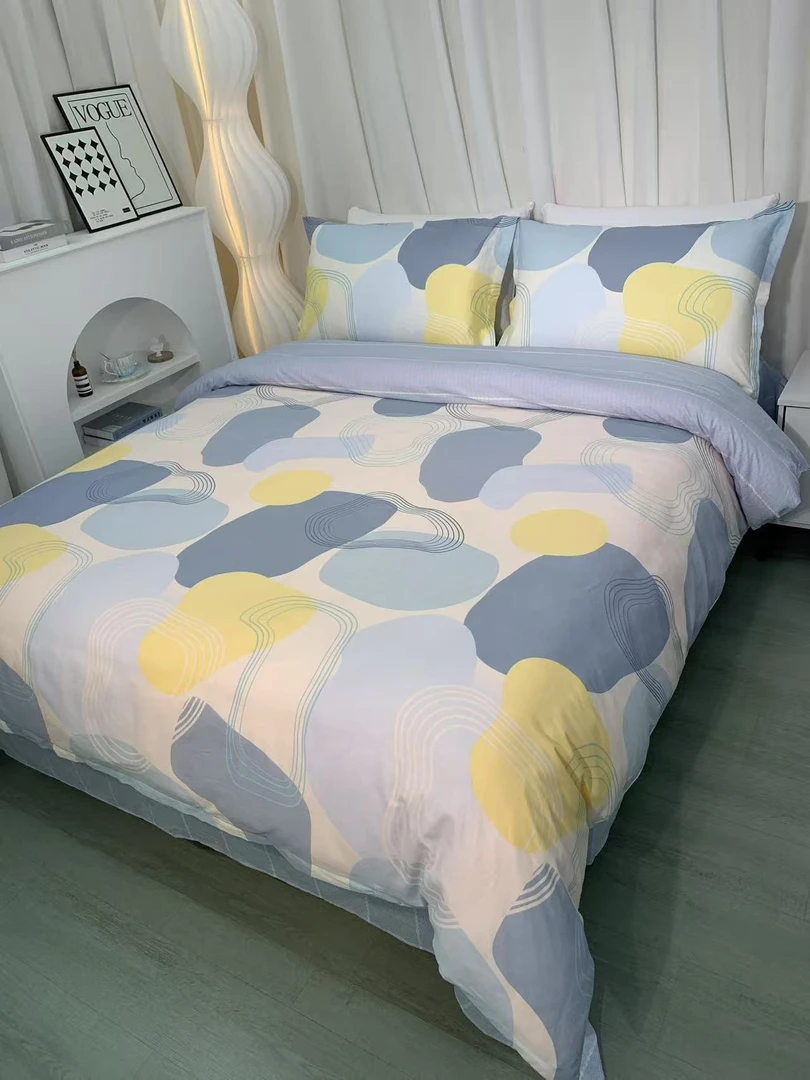 100%纯棉四件套全棉印花学生宿舍开学季床上用品