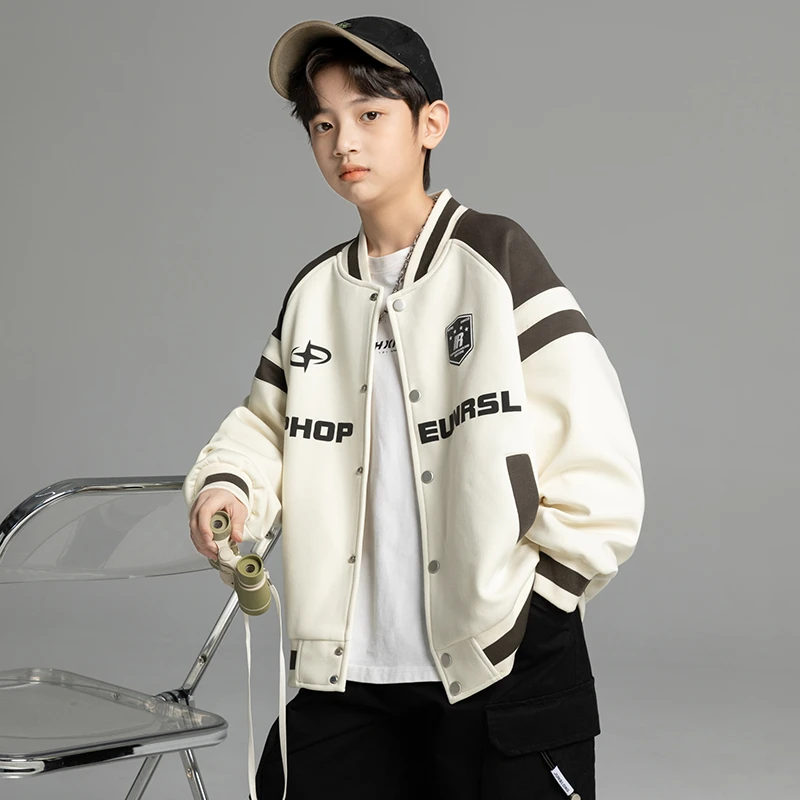 童装春装外套2025新款春季酷帅棒球服中大童儿童爆款春秋款运动潮