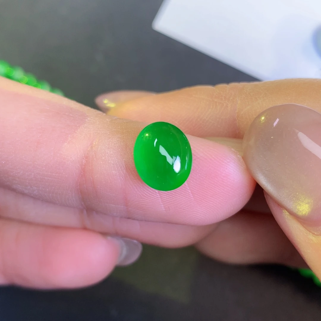 翡翠裸石9.37-7.84-3.66