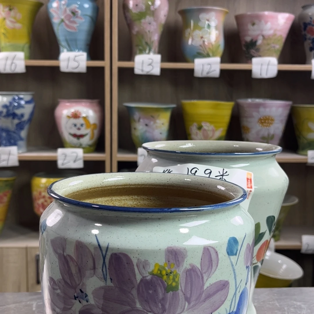 景德镇陶瓷花盆花盆