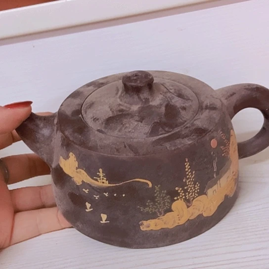 茶壶紫砂全手工制作宜兴紫砂