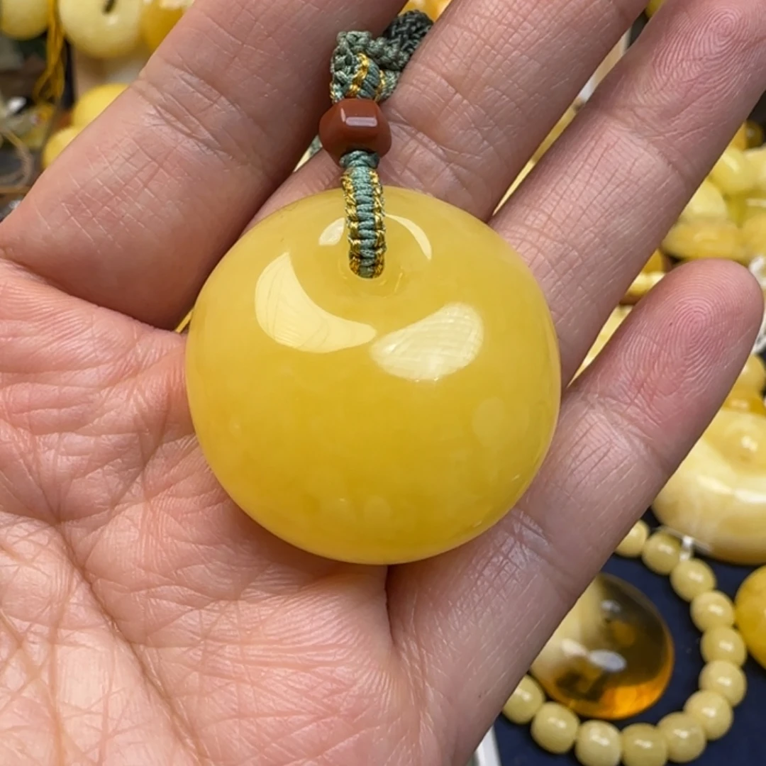 蜜蜡未镶嵌颈饰天然蜜蜡
