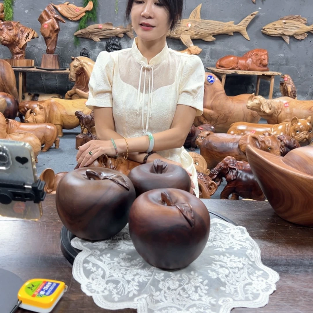 【闪购商品】香樟木肤***浅香樟木苹果三件