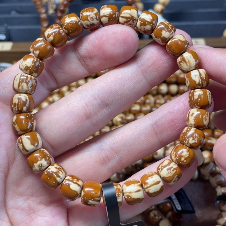 手串紫金鼠实心紫金鼠手串9+小碎花