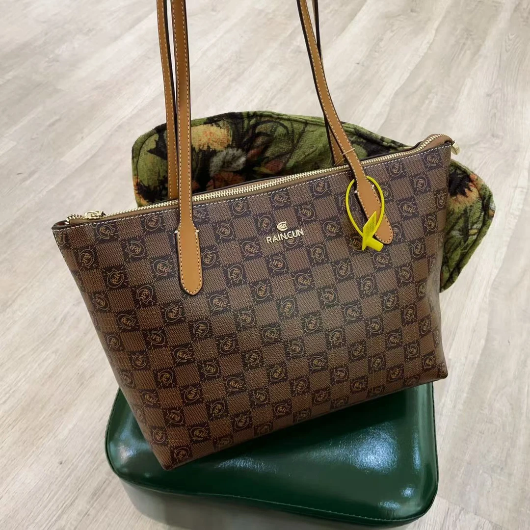 66129#咖啡【尺寸：长39宽11高25】潮流气质休闲百搭时尚女士单肩包