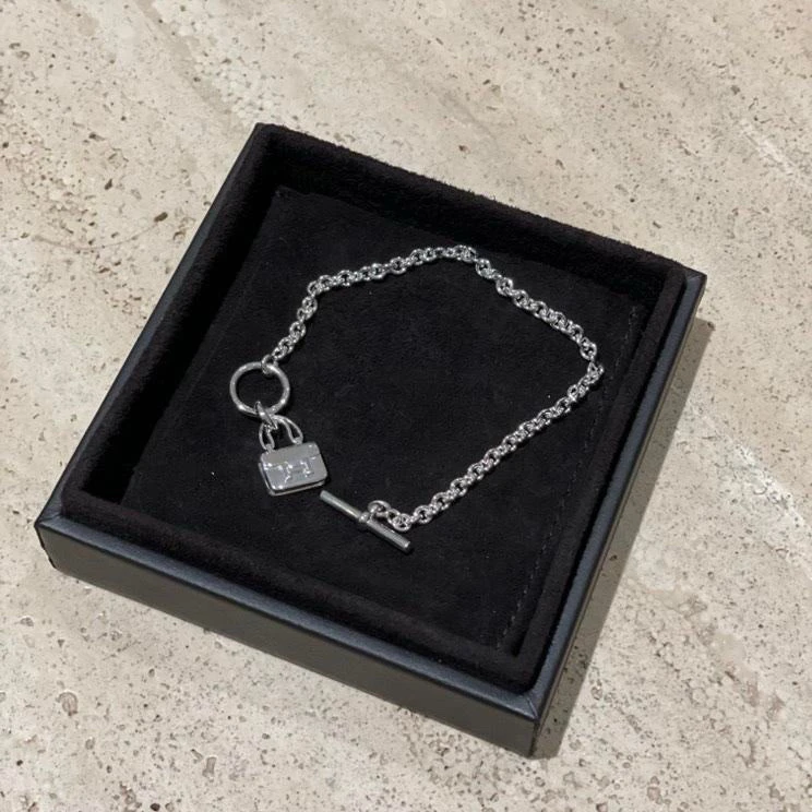 全新未使用 Hermes/爱马仕 康康银饰手链 ST