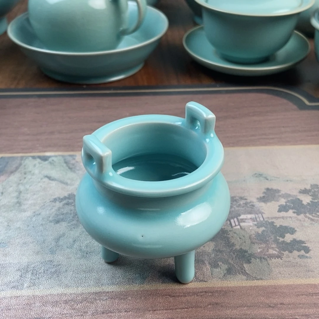 摆件瓷原产地原矿汝瓷～茶器