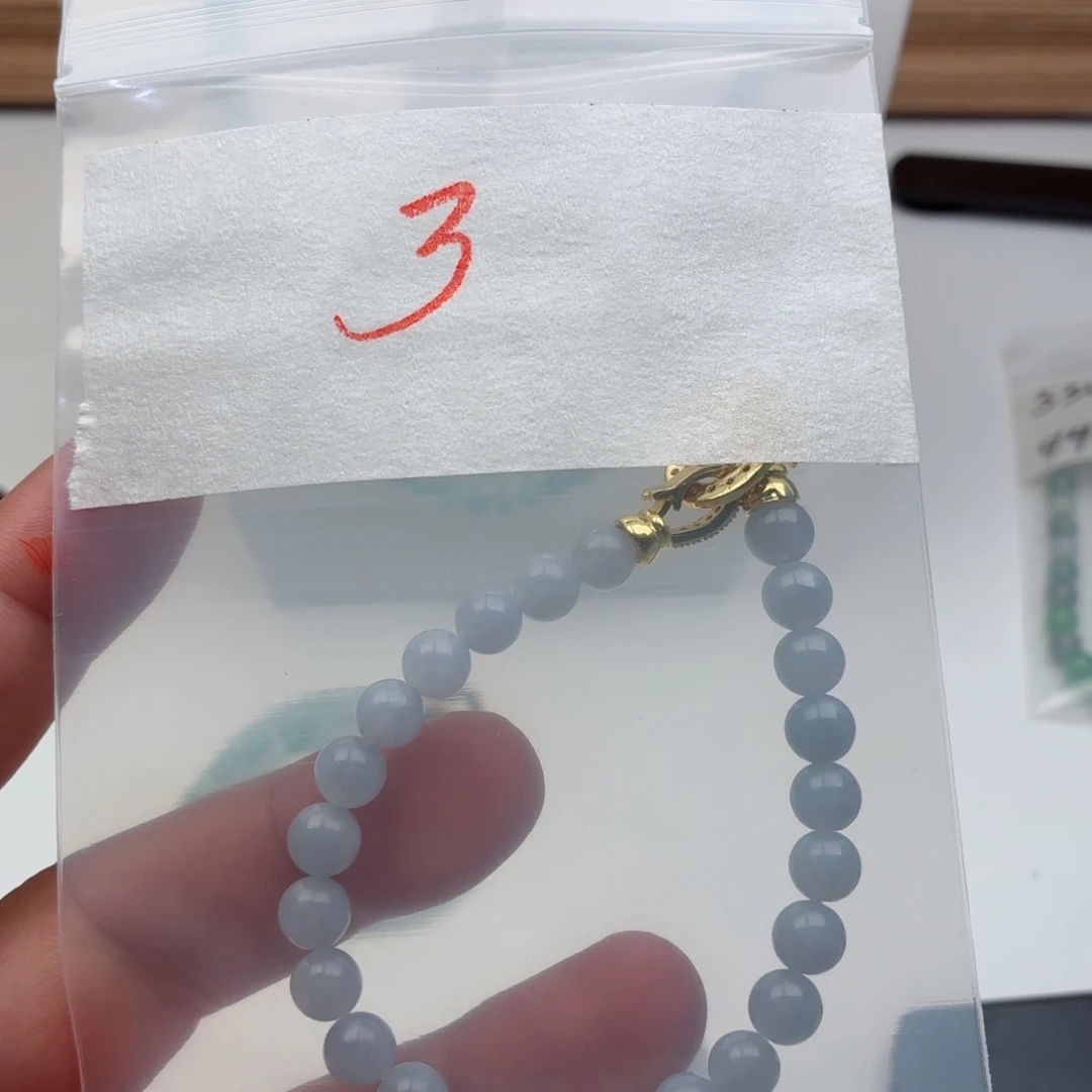 翡翠未镶嵌手链翡翠珠链