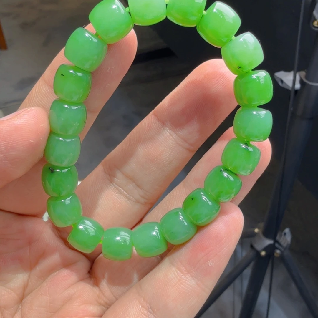 手链未镶嵌和田玉（碧玉）