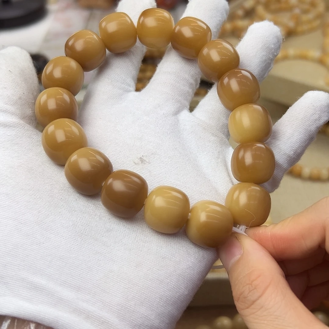 吊坠菩提根/象牙果17干磨微瑕落地果加麂皮袋子608