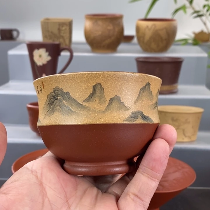 大***哥宜兴紫砂手工主人杯