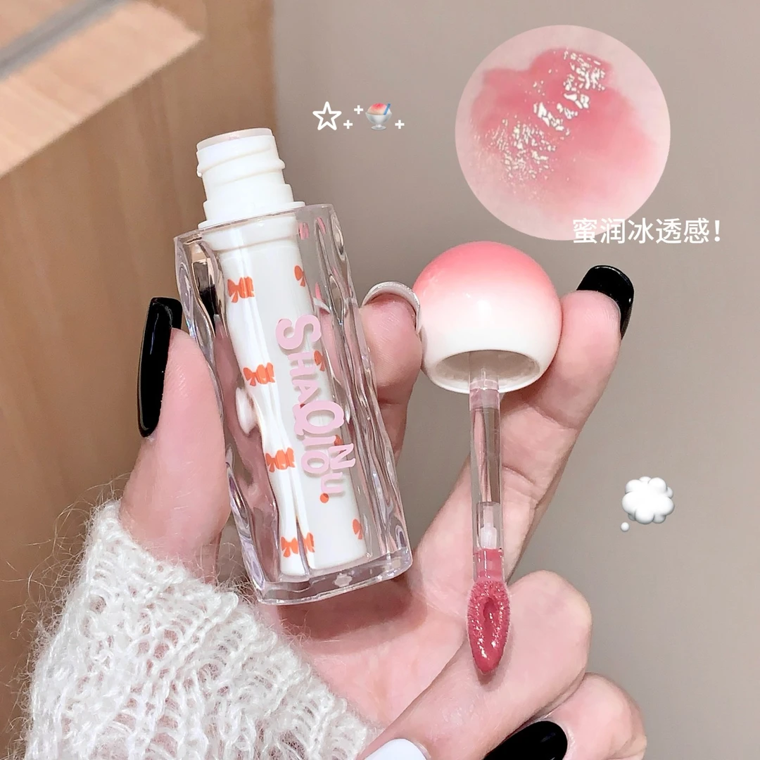 玻璃嘟嘟唇水光透漾唇蜜镜面持妆显嫩元气少女彩妆唇彩打底持久