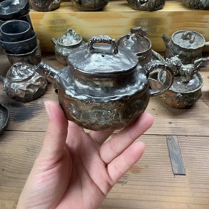 柴烧茶器福利茶壶