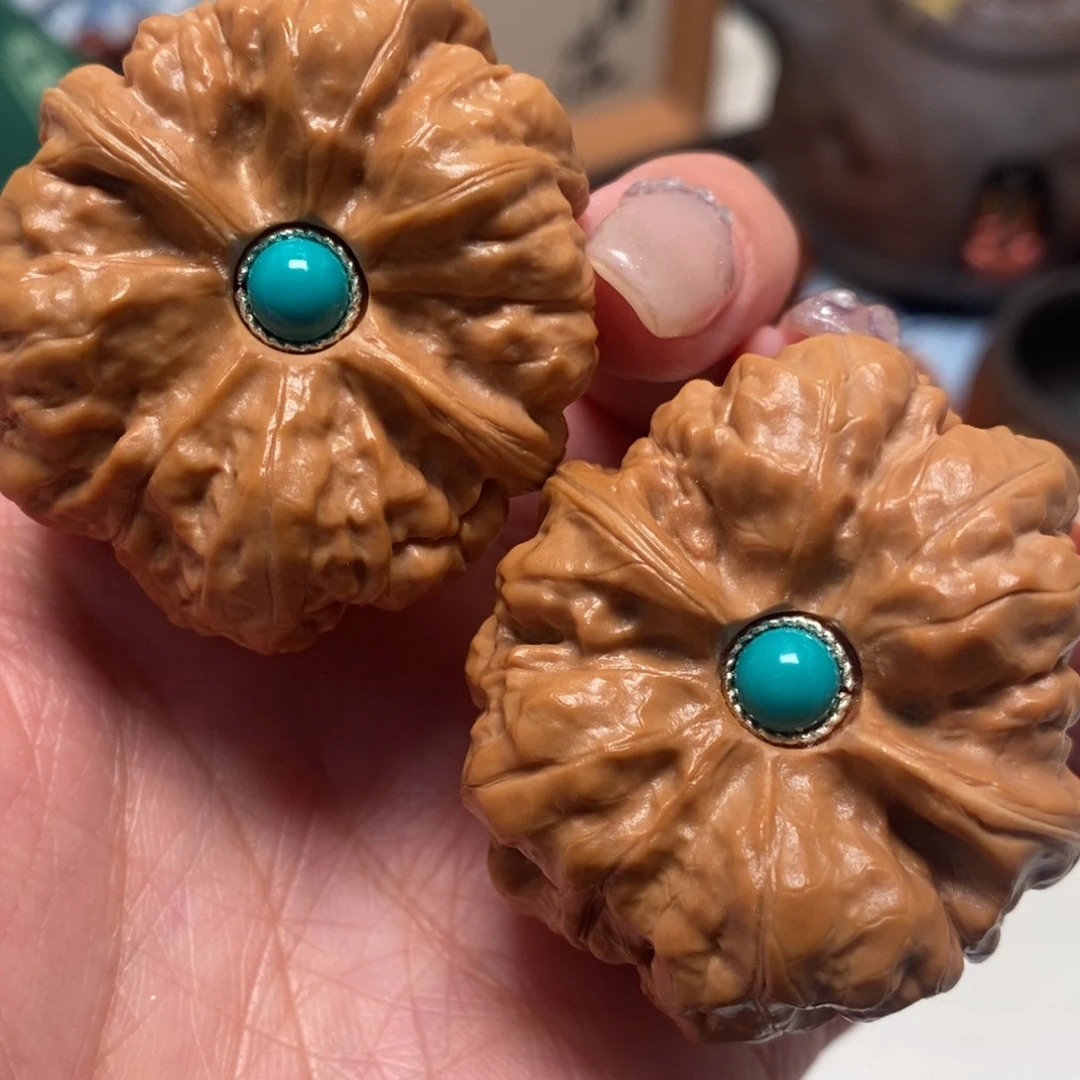 把件文玩核桃40尺寸蛤蟆头