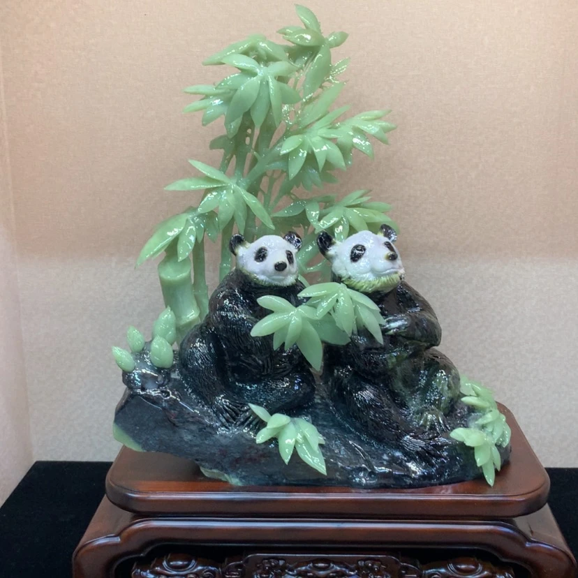 【闪购商品】未镶嵌蛇纹石玉摆件覆膜