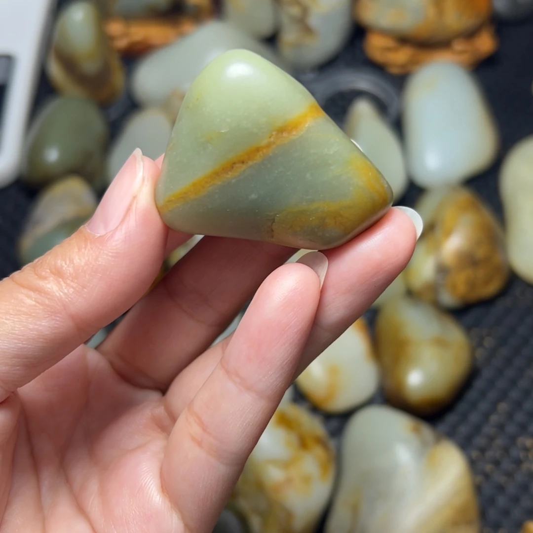 和田玉未镶嵌挂件19