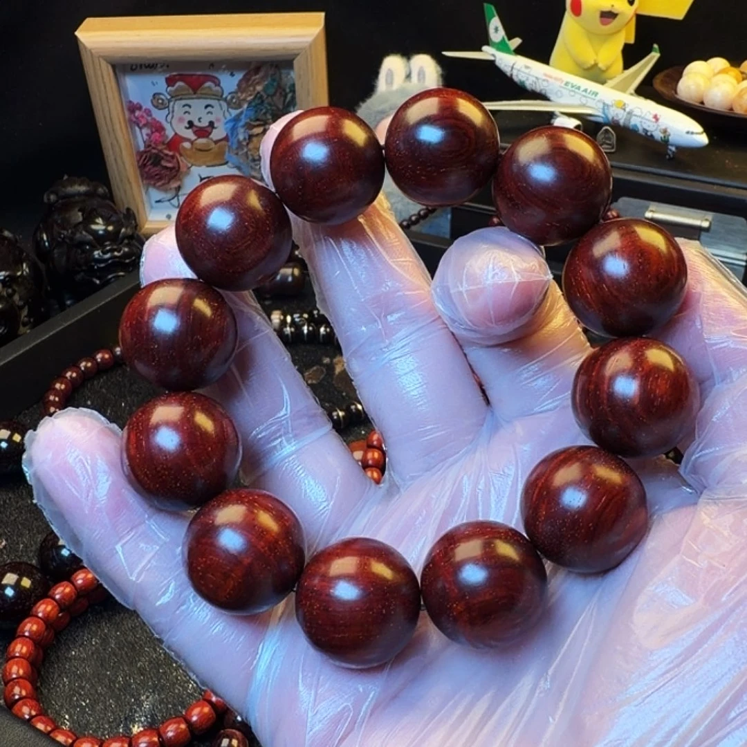 ****念小叶紫檀手串/手链2.0半龙无胶