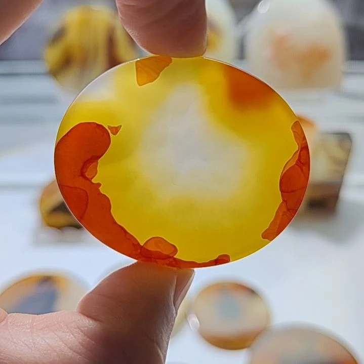 玛瑙/玉髓未镶嵌吊坠(不含链)48号
