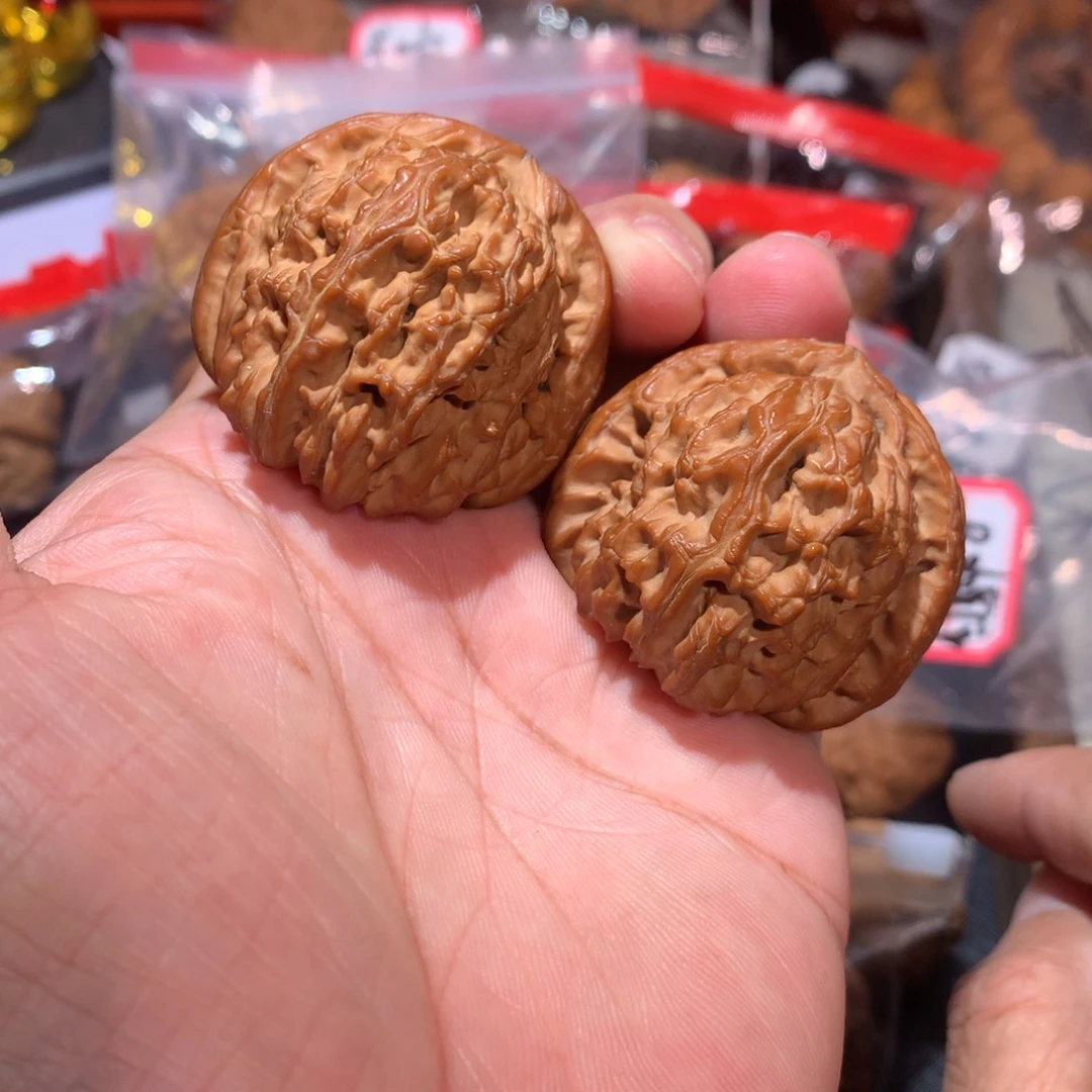 把件文玩核桃43白狮子