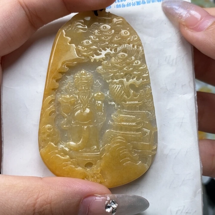 腊***场颈饰未镶嵌翡翠翡翠