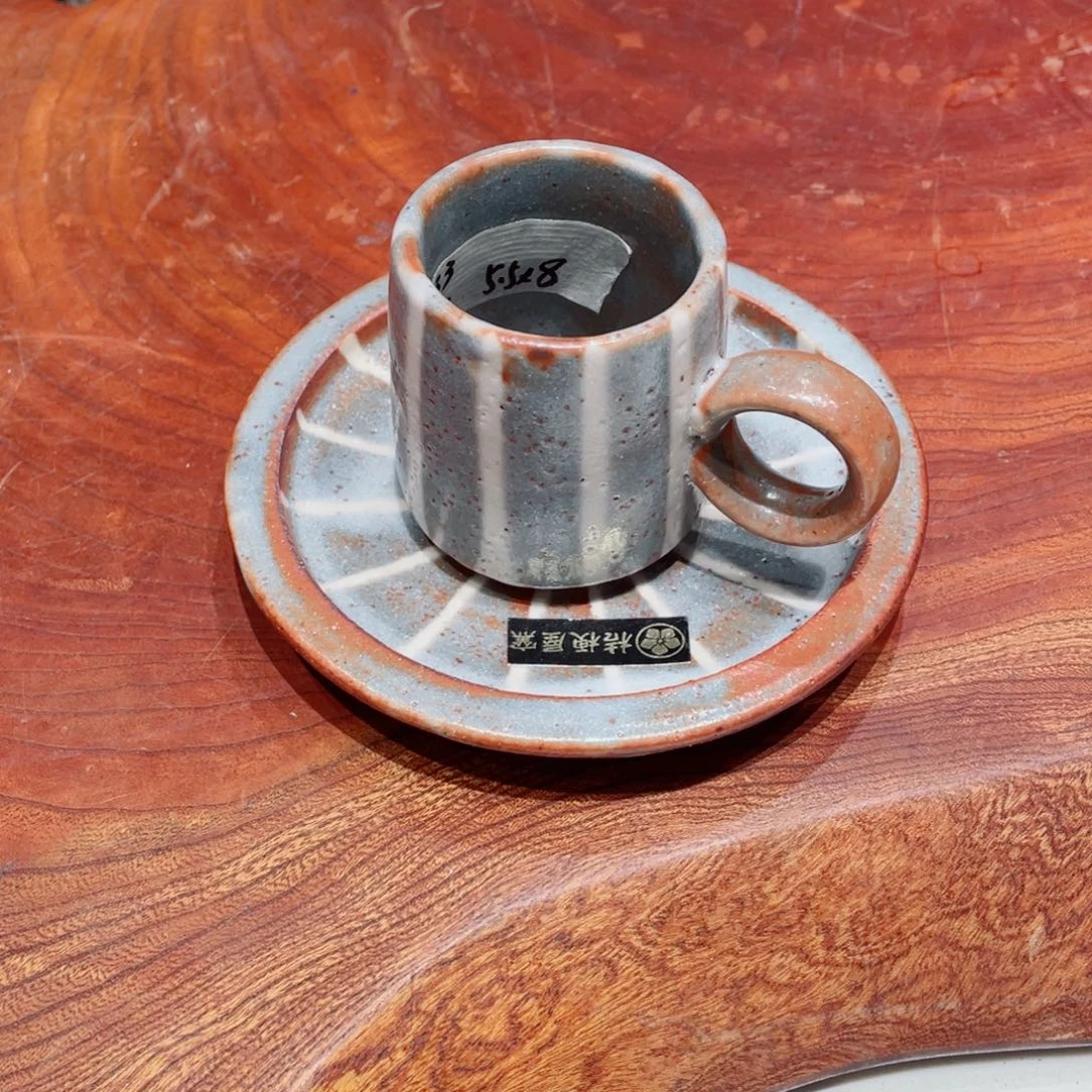 瓷片小三郎咖啡套全新小杯形