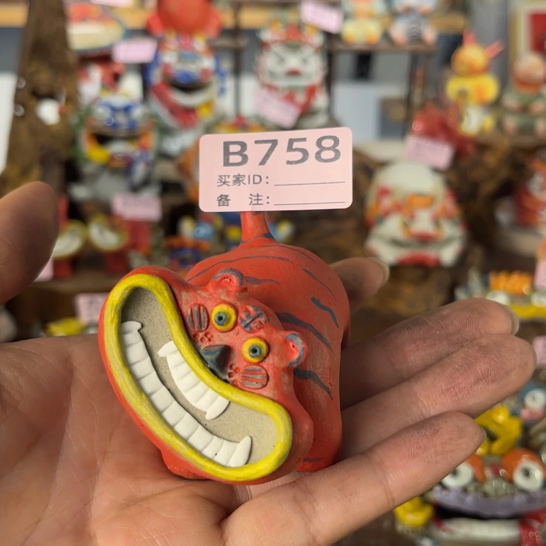 泥塑纯手工茶宠摆件