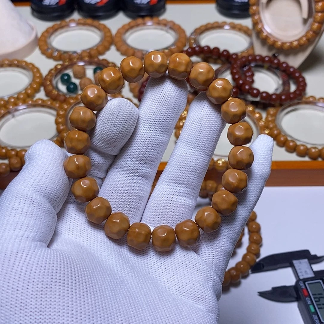 猴头核桃手串金标奶酪10-11左右全品16号