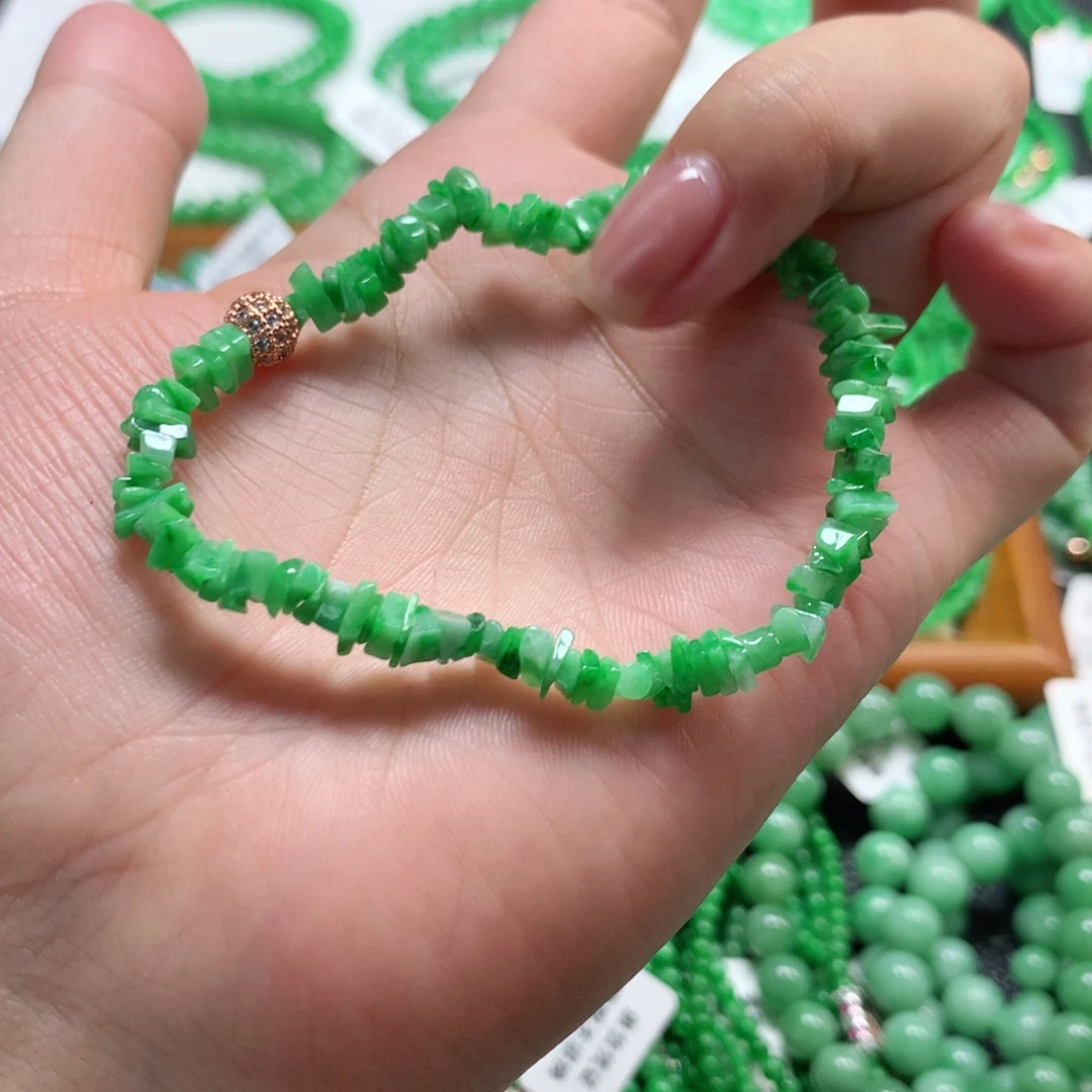 翡翠未镶嵌手链翡翠