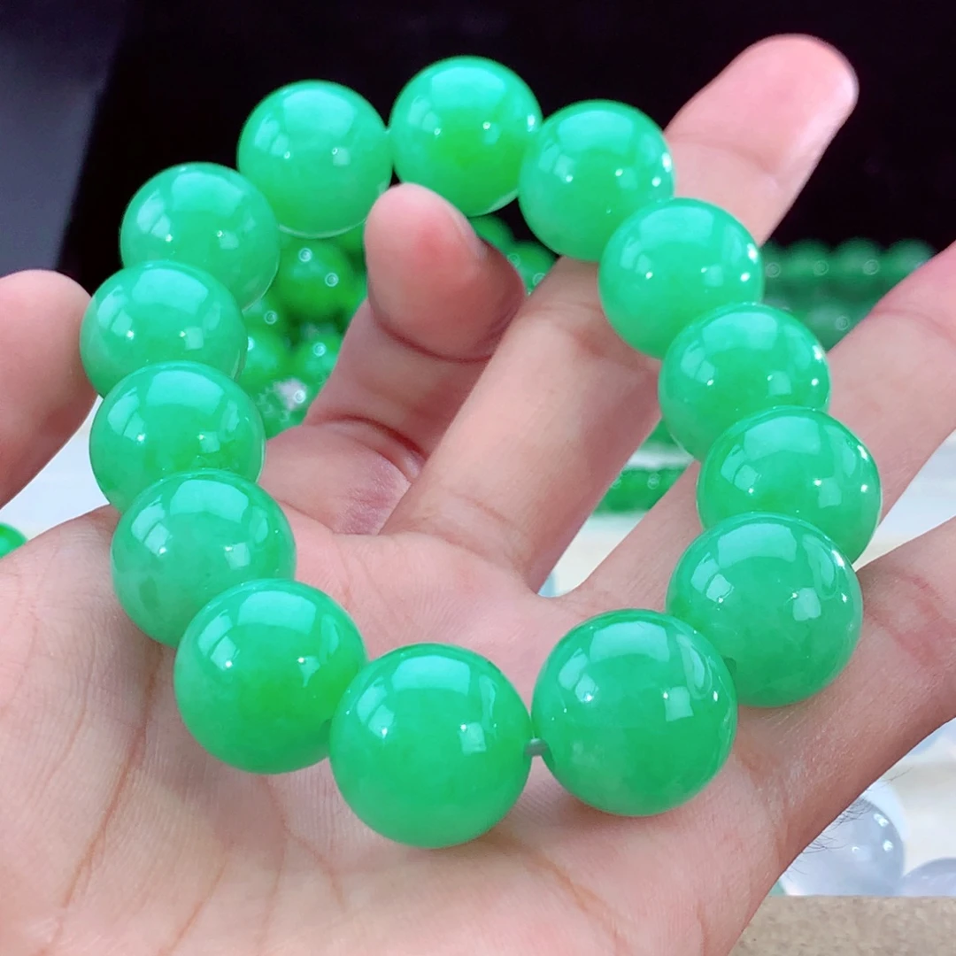 未镶嵌手串翡翠天然翡翠