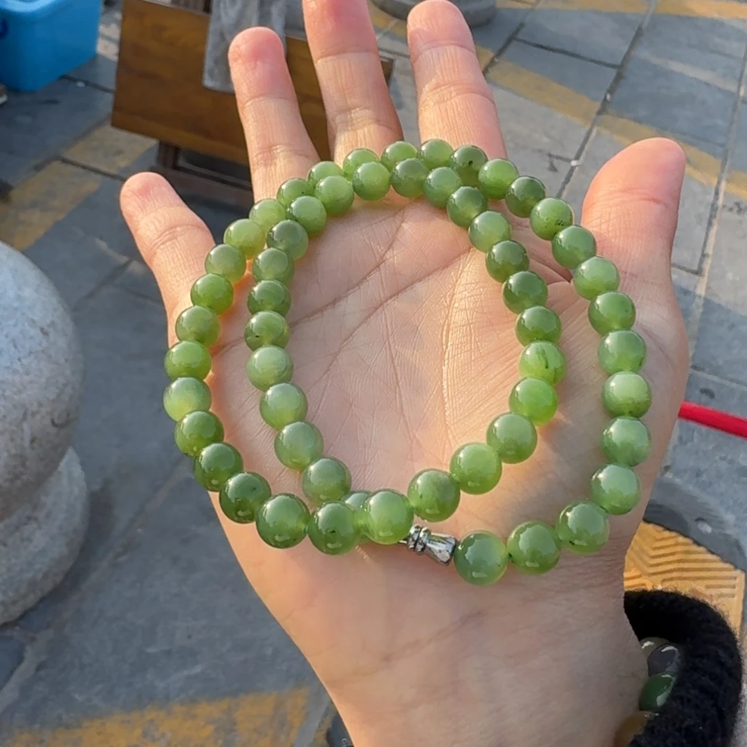 和田玉颈饰未镶嵌巴基斯坦碧玉XJG多样性拍一发一