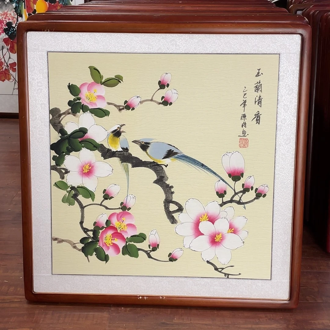 国画带框尺寸63*63厘米