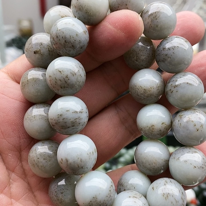 【闪购商品】手链未镶嵌和田玉16糖白拍一发一