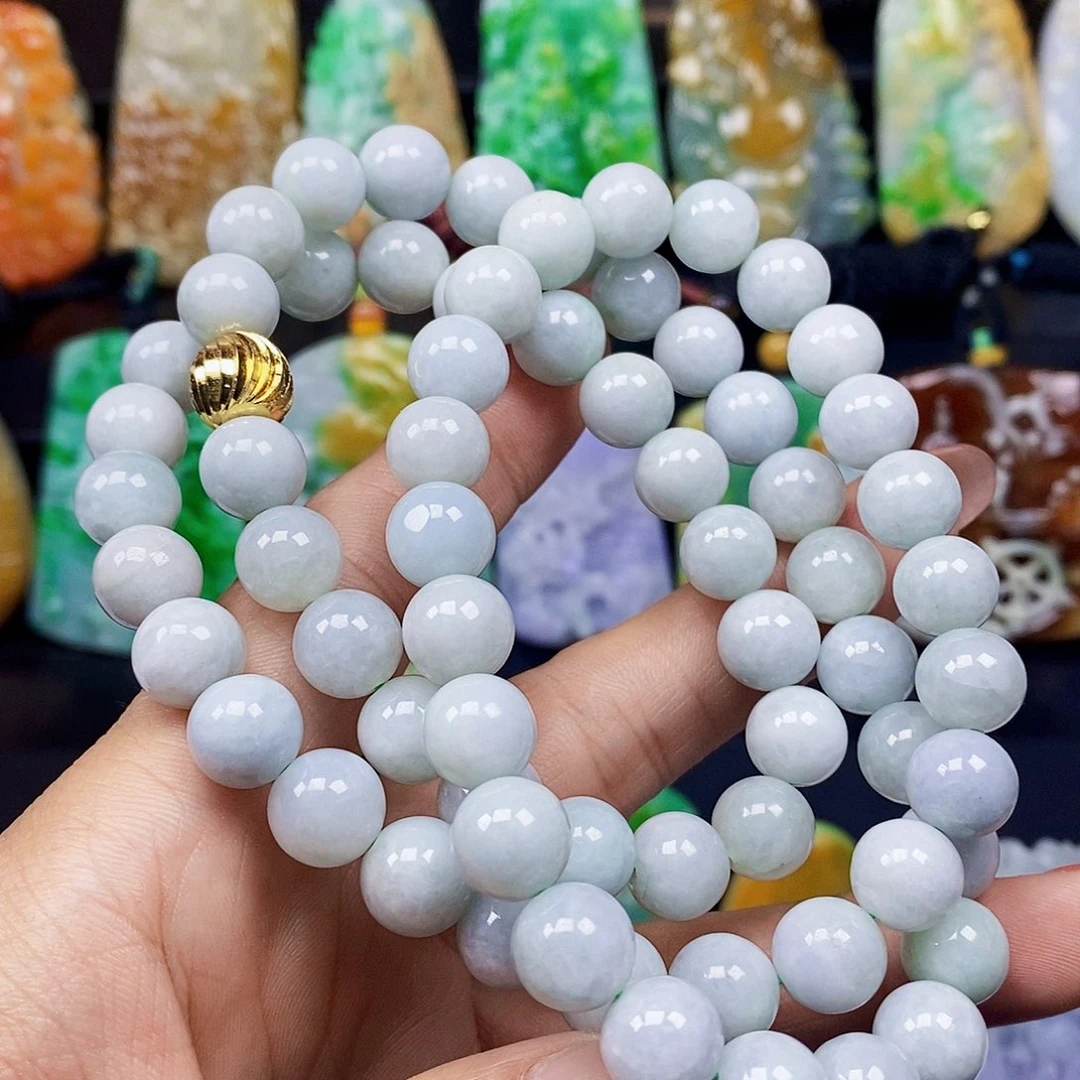 颈饰未镶嵌翡翠翡翠A货一物一证