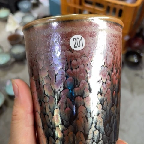茶盏O****0建阳建盏微瑕可乐杯