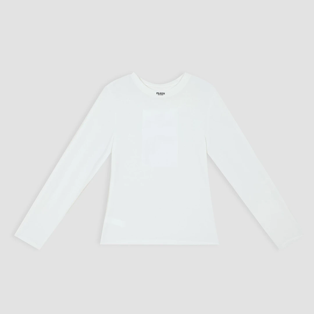 安安推荐【百搭T】拉达棉感基础极简百搭休闲长袖BL-CXW51122507K